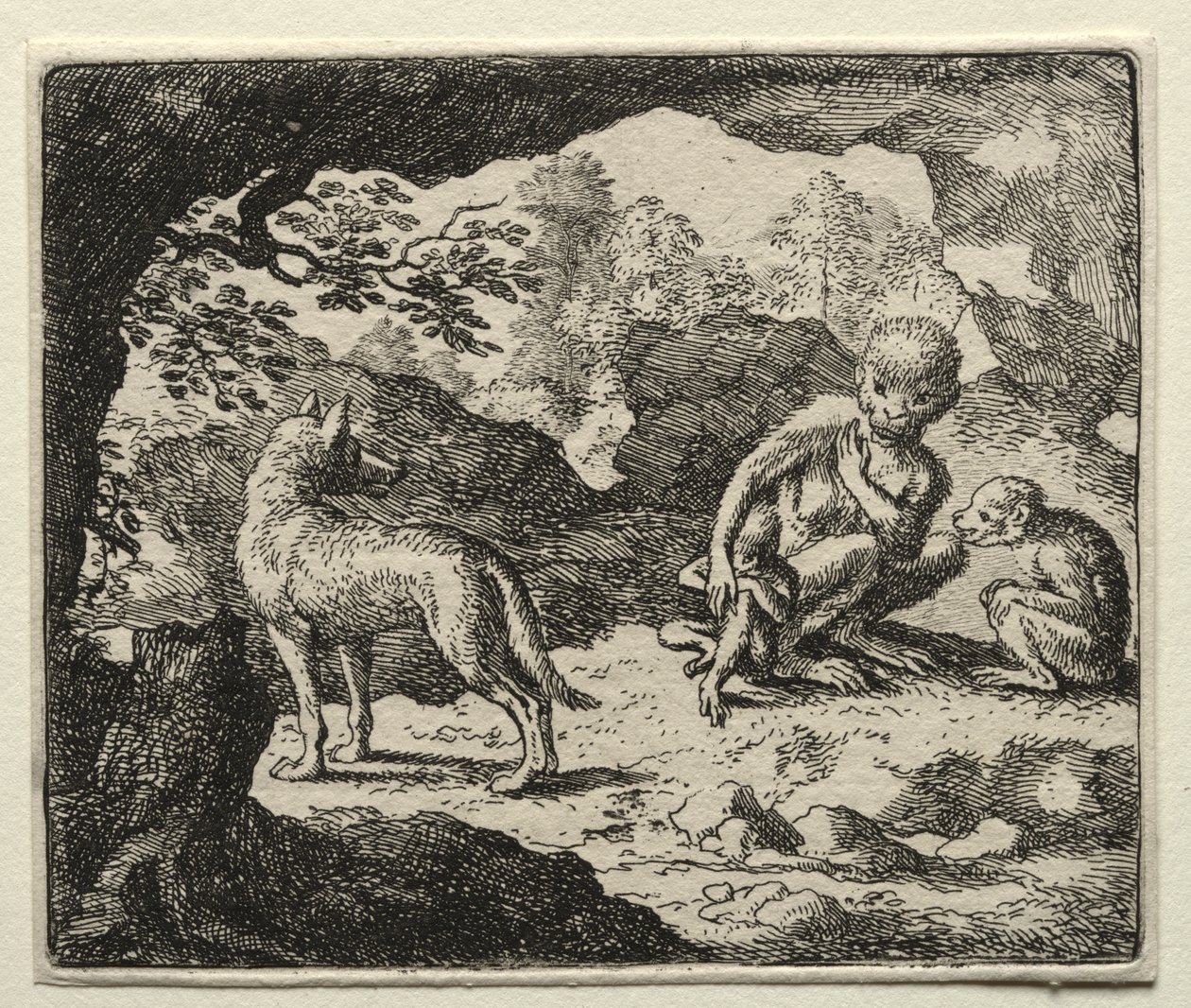 Reynard, a Raposa: O Lobo na Toca do Macaco de Allart van Everdingen