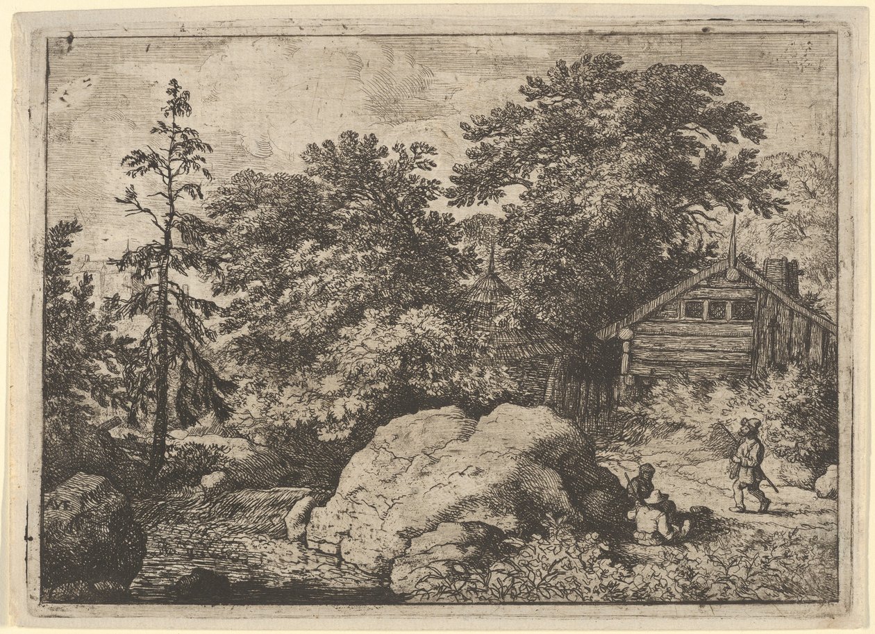 A Colina, século XVII. de Allart van Everdingen