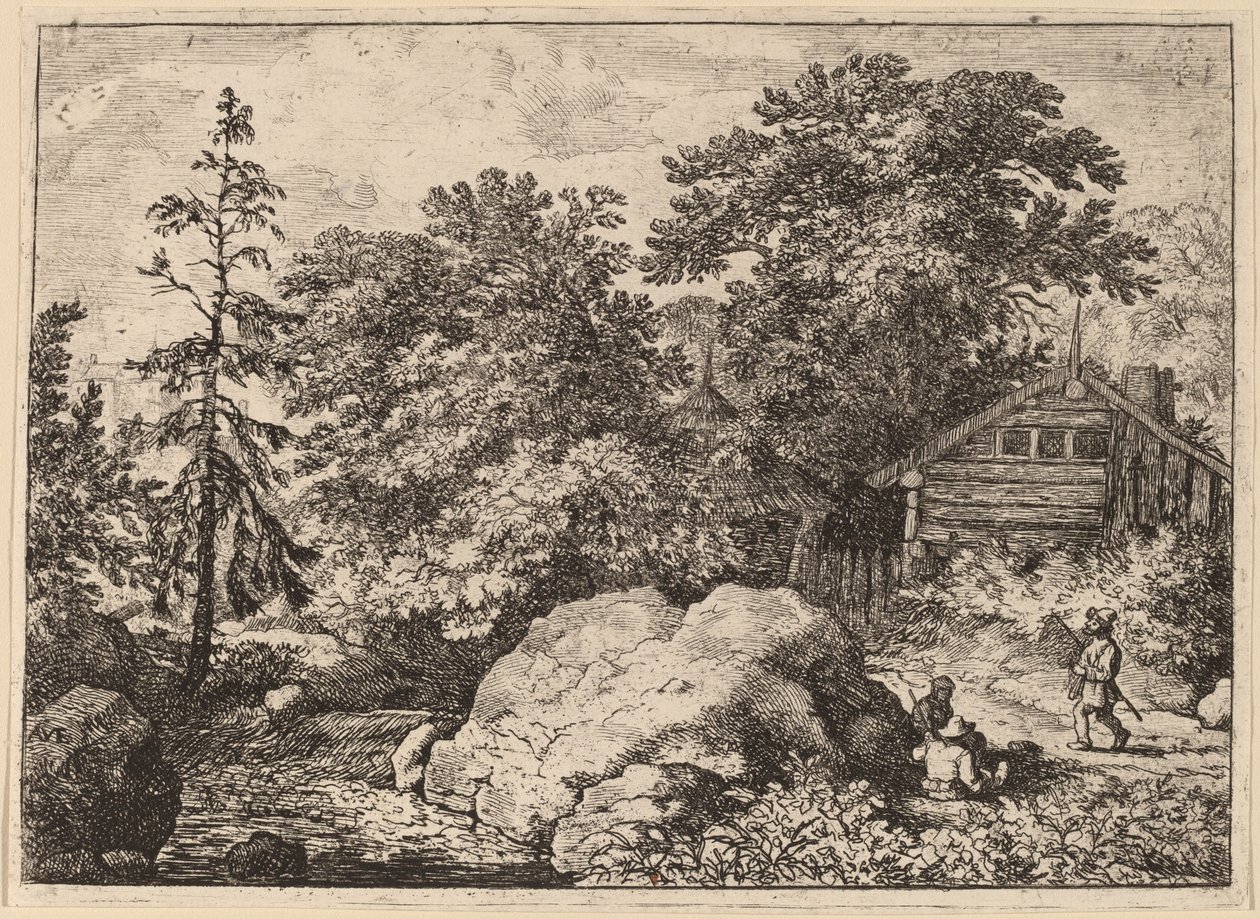 O Knoll, provavelmente c. 16451656. de Allart van Everdingen
