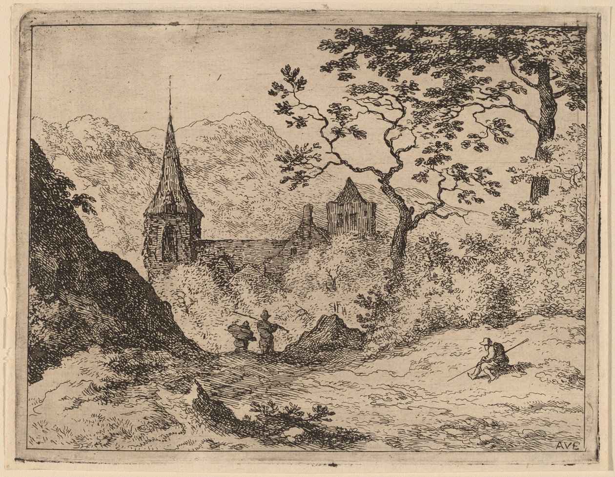 O Campanário de Allart van Everdingen