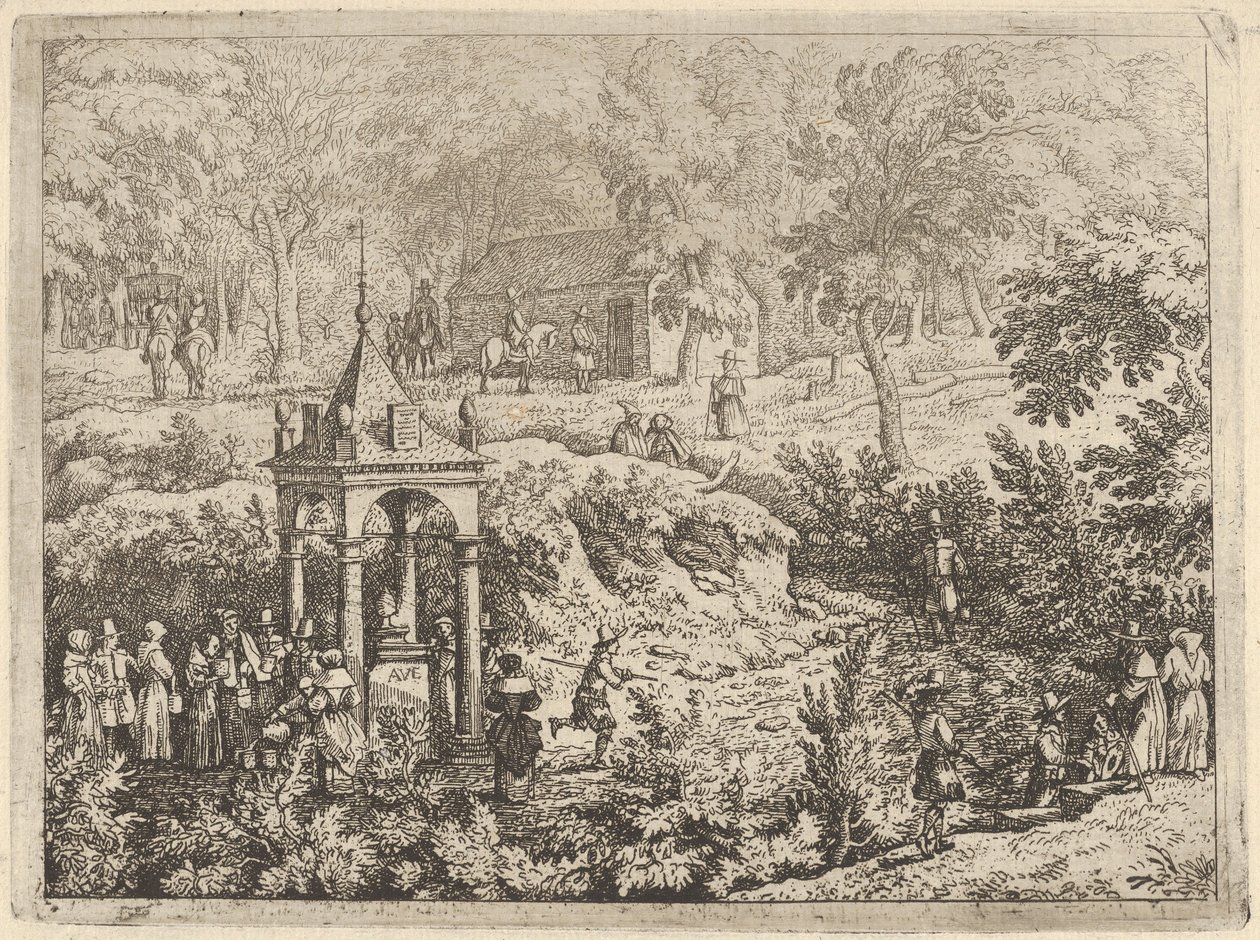 A Terceira Primavera, século XVII. de Allart van Everdingen