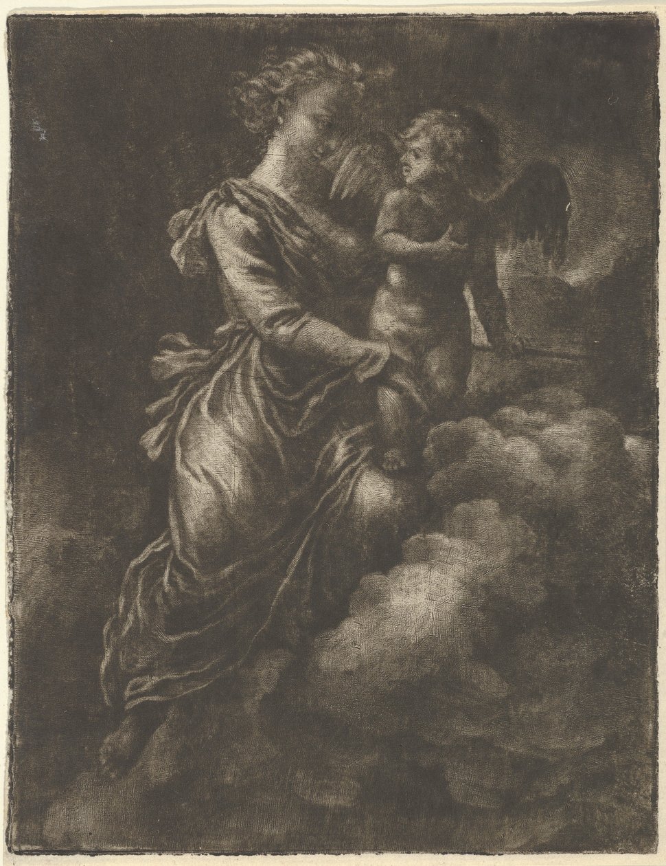 Vênus e Cupido, século XVII. de Allart van Everdingen