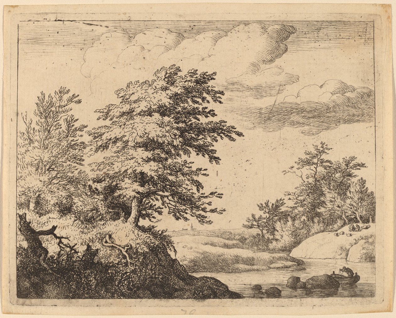 Rio sinuoso de Allart van Everdingen