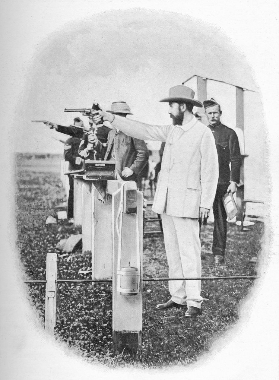 Sr. Winans atirando em Bisley, c1903, 1903 de Allen Hastings Fry
