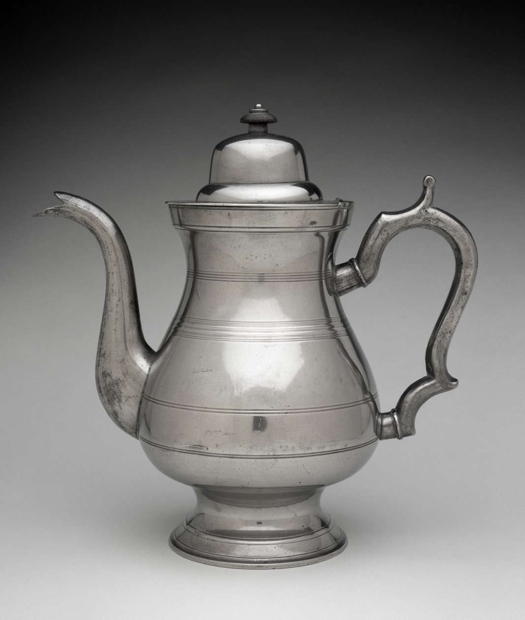 Bule, c. 1829-1842 (britannia metal) de Allen Porter