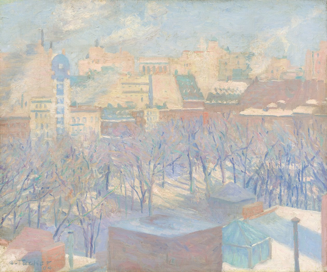Madison Square, neve, 1904 de Allen Tucker