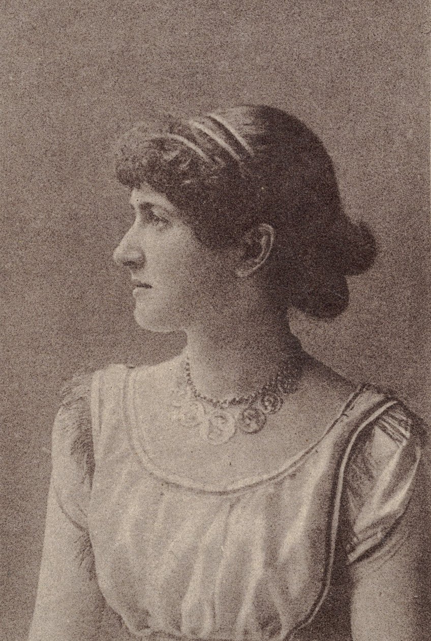 Kitty Welch, da série Atrizes N67 promovendo Virginia Brights Cigarettes for..., ca. 1888. de Allen and Ginter