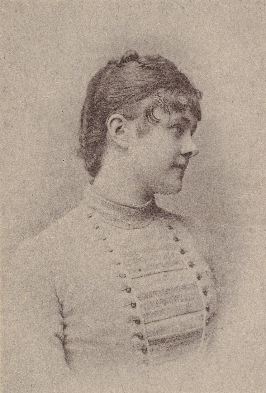 Lili Rupp, da série Atrizes N67 promovendo Virginia Brights Cigarettes for A..., ca. 1888. de Allen and Ginter