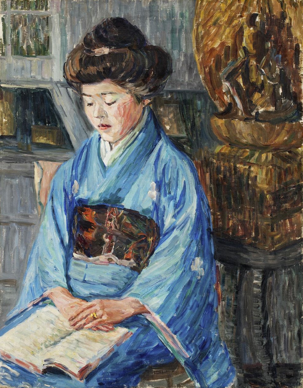 Woma japonês de Alma Del Banco