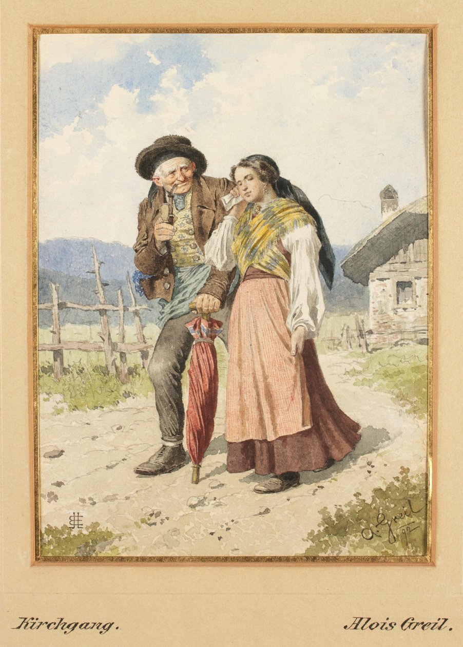 Visita à igreja de Alois Greil