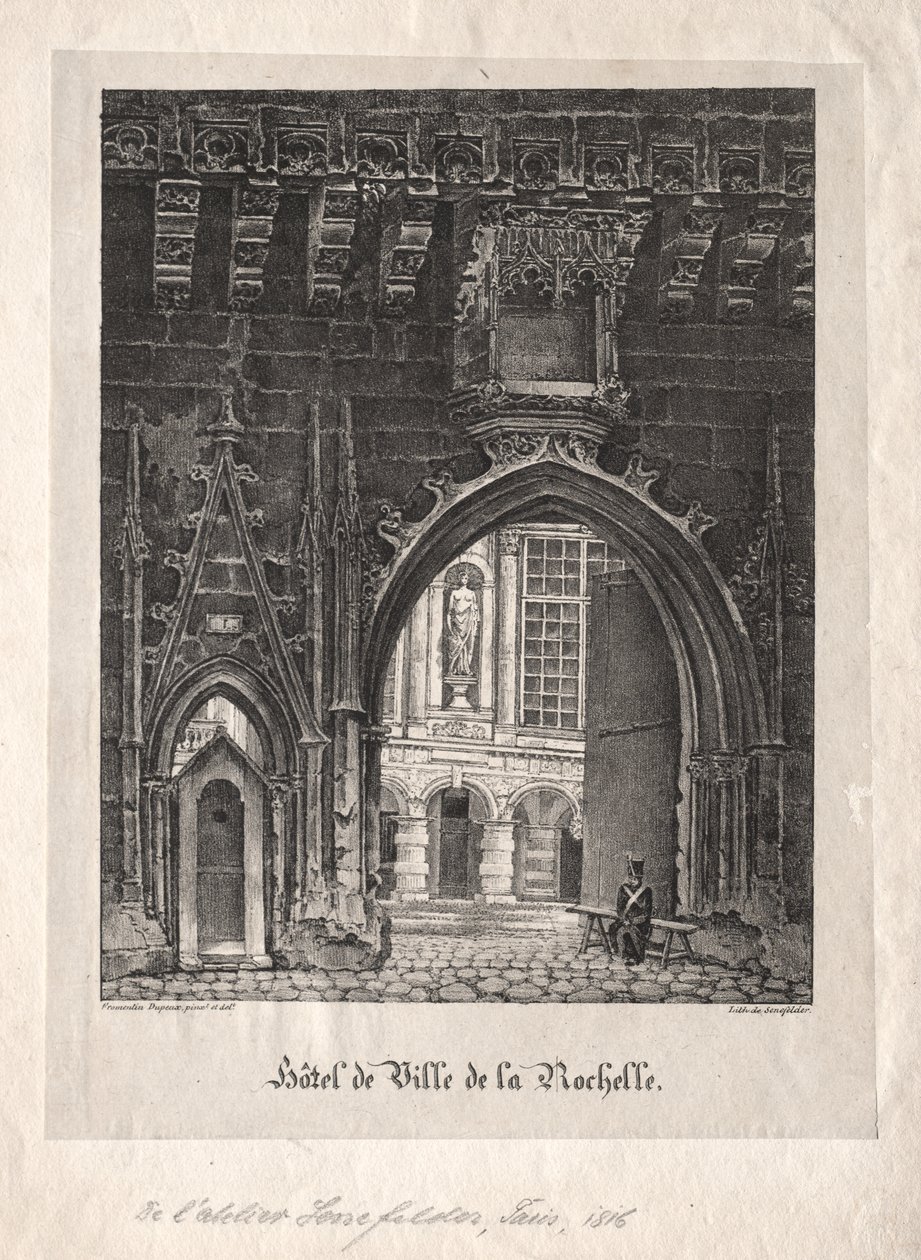 Câmara Municipal de La Rochelle, França de Alois Senefelder