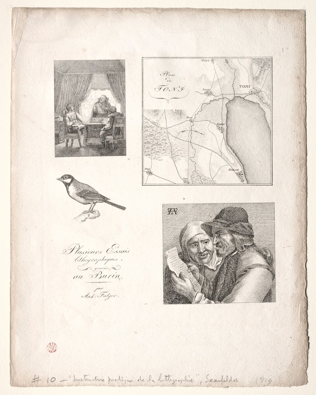 A arte da litografia: quatro assuntos após Falger. de Alois Senefelder