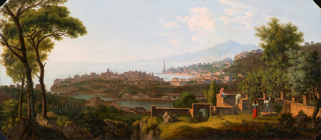 cidade portuária do sul de Alois von Saar