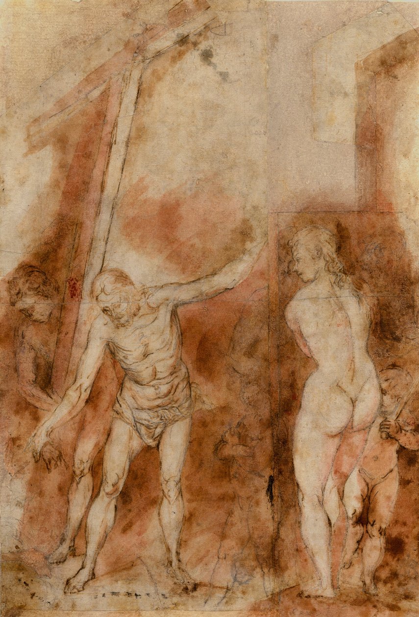 Cristo em El Limbo. de Alonso Cano