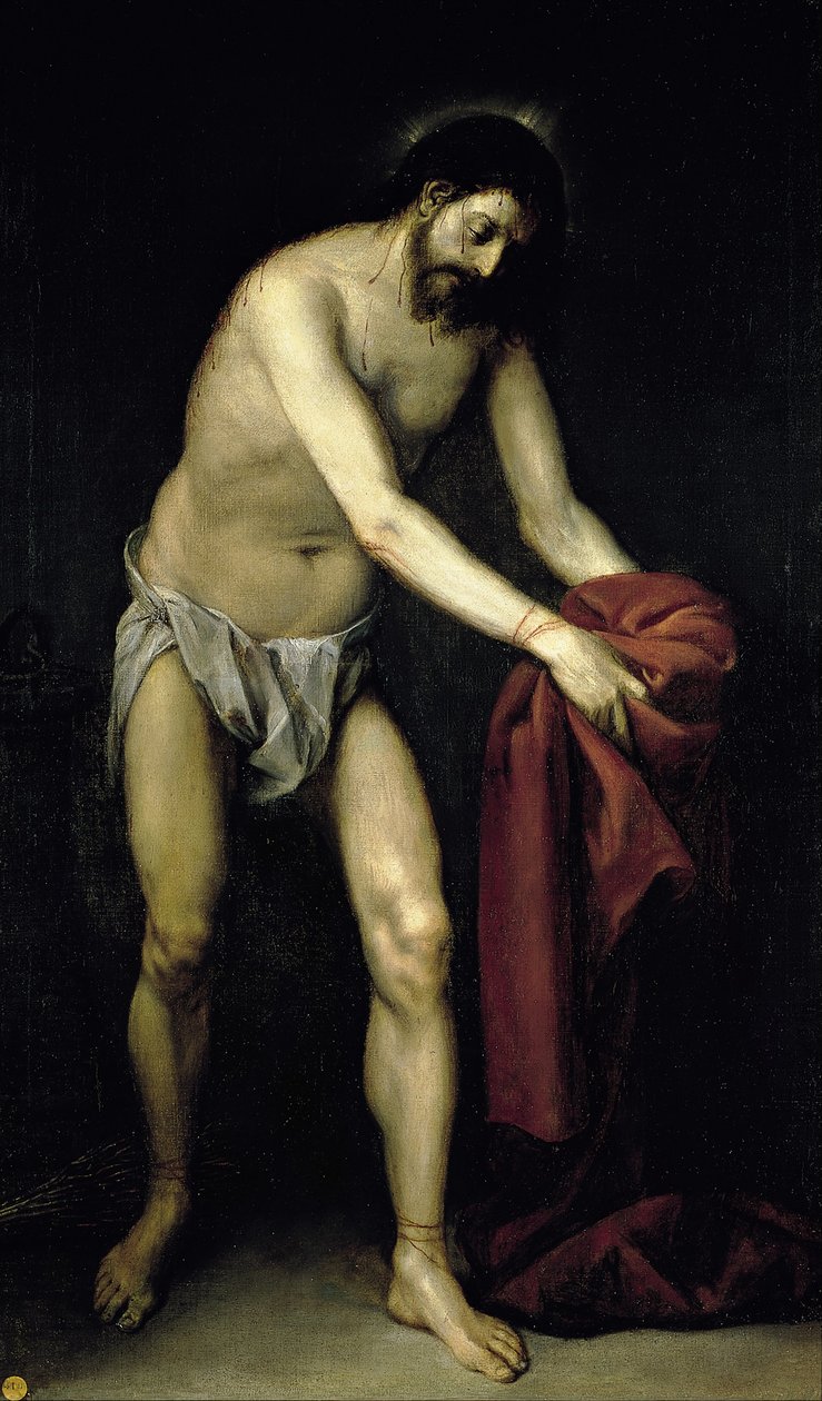 Cristo pegando as roupas de Alonso Cano