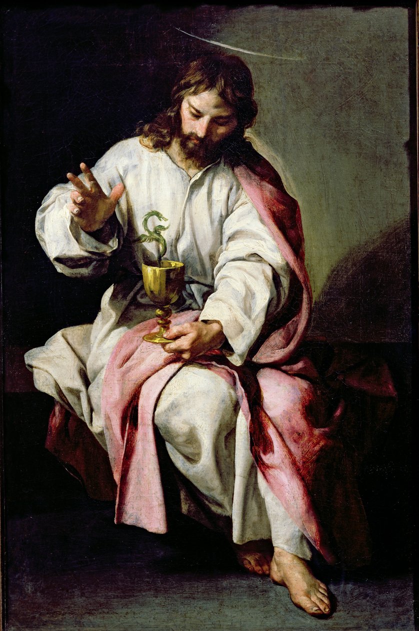 São João Evangelista e a Taça Envenenada, 1636-38 de Alonso Cano