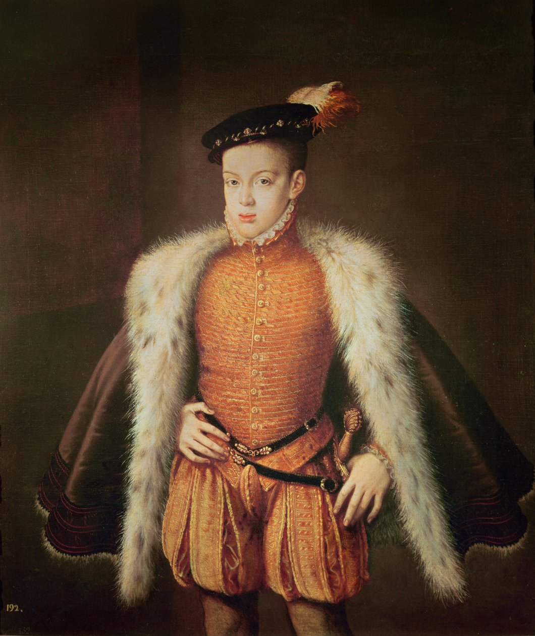 Dom Carlos, Príncipe das Astúrias e Portugal, c.1558 de Alonso Sánchez Coello