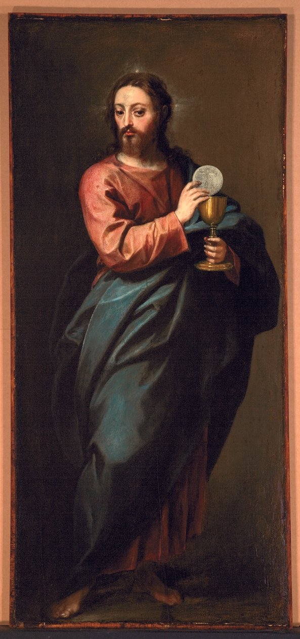 Cristo abençoando o anfitrião, c.1635 de Alonso Cano