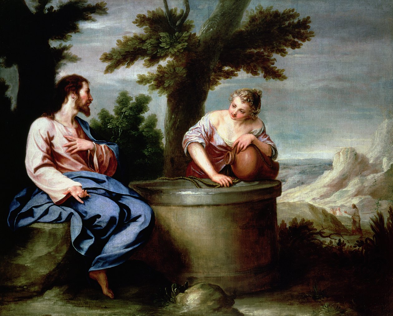 Jesus e a mulher samaritana de Alonso Cano