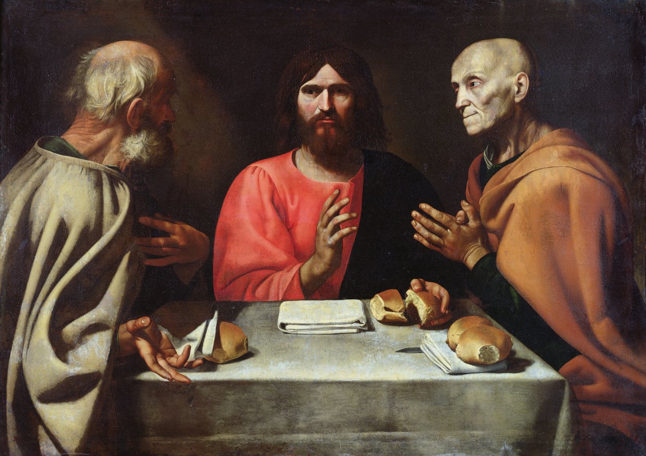 Ceia em Emaús, c.1610 de Alonso Rodriguez