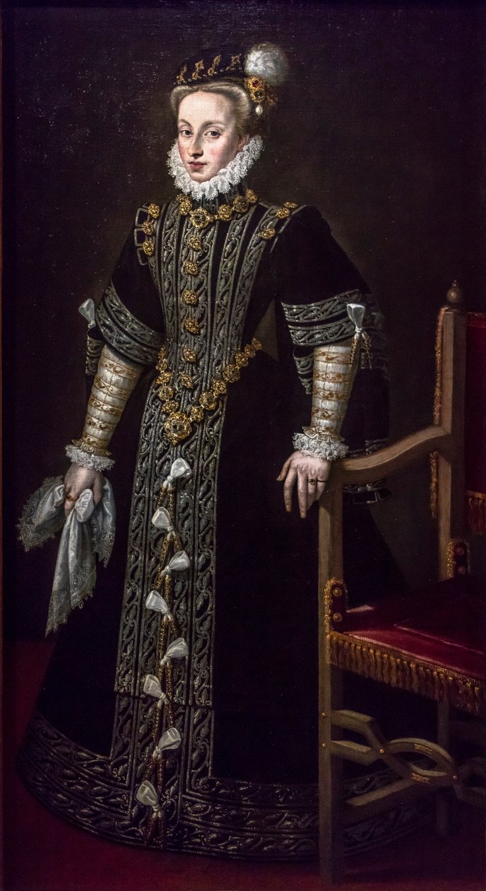 Retrato de Ana de Áustria de Alonso Sanchez Coello