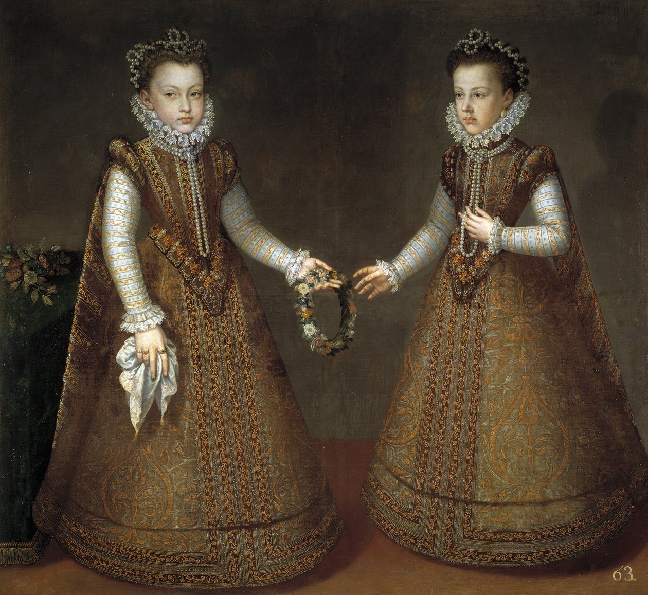 As Infantas Isabel Clara Eugenia (Isabelle Claire Eugenie d