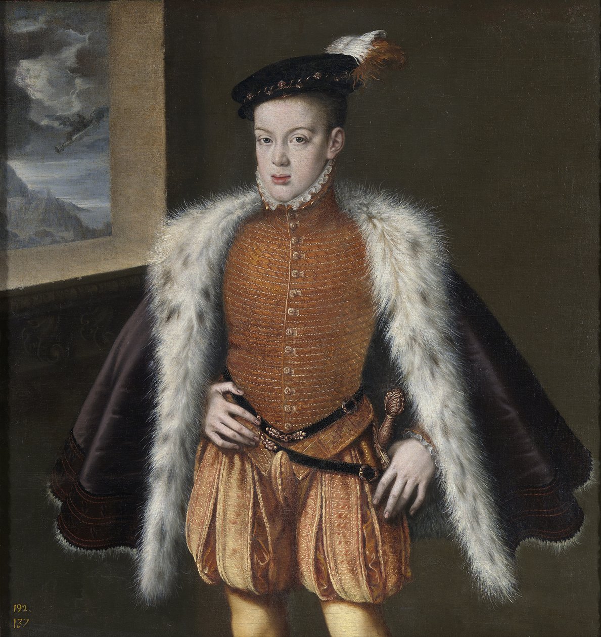 Don Carlos, Príncipe das Astúrias, 1555-1559 de Alonso Sánchez Coello