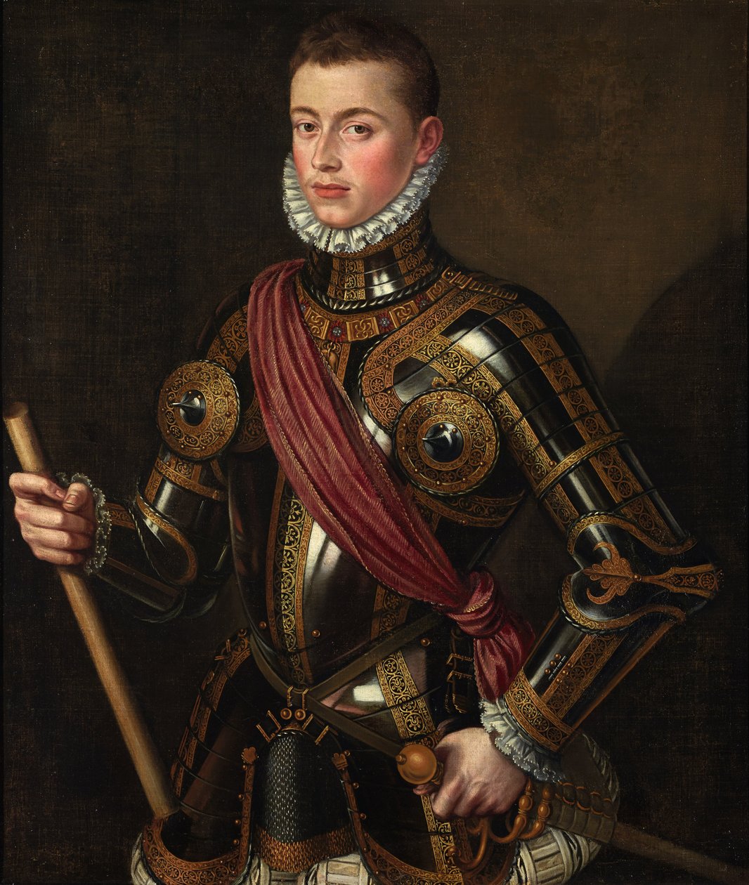 Espanhol:  Don Juan de Austria armado Don Juan de Austria armado de Alonso Sánchez Coello