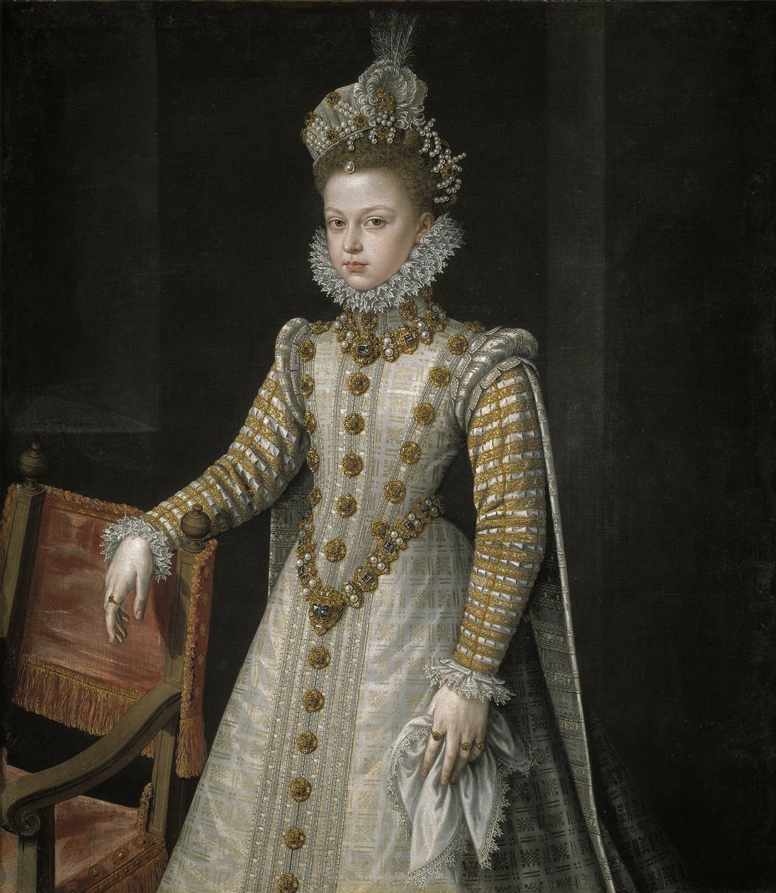 A Infanta Isabel Clara Eugenia 1566-1633, 1579 de Alonso Sánchez Coello