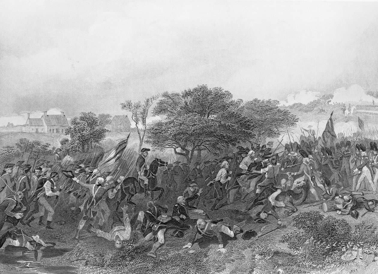 Batalha de Monmouth em 1778 de Alonzo Chappel