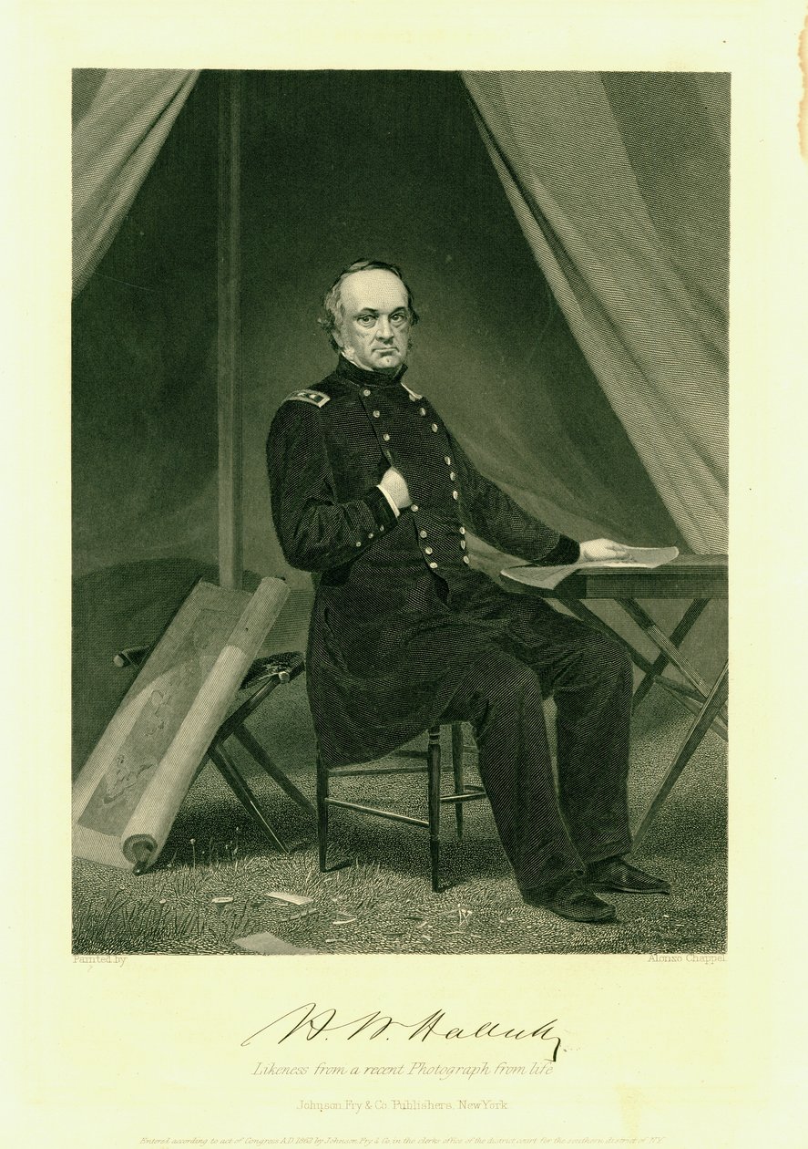 Gen. Henry W. Halleck de Alonzo Chappel