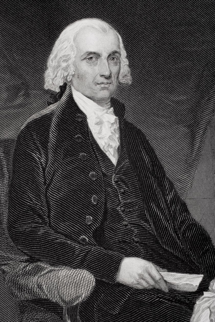 James Madison (1751-1836) (detalhe de 254781) de Alonzo Chappel