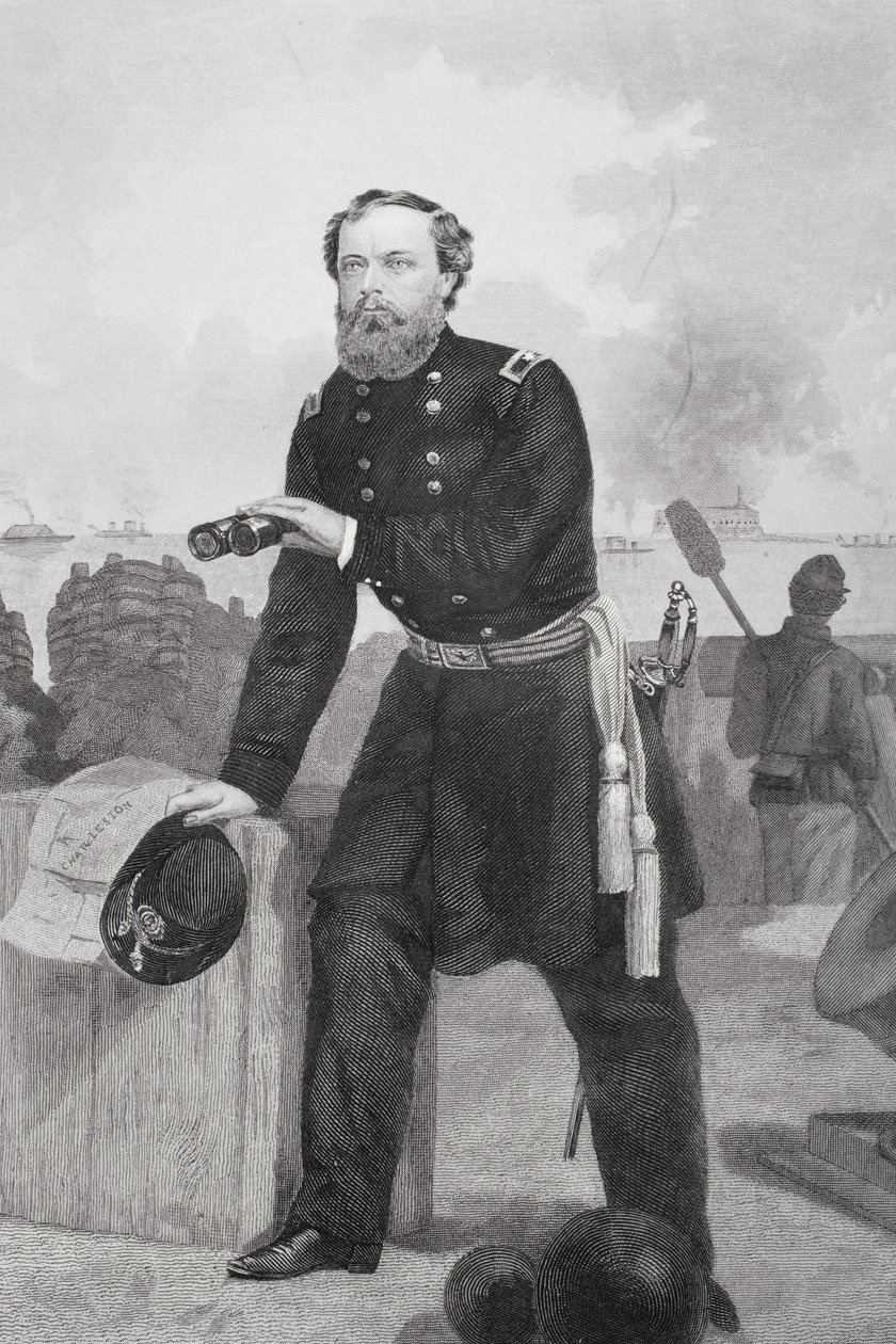 Retrato General Quincy Adams Gillmore (1825-88) de Alonzo Chappel