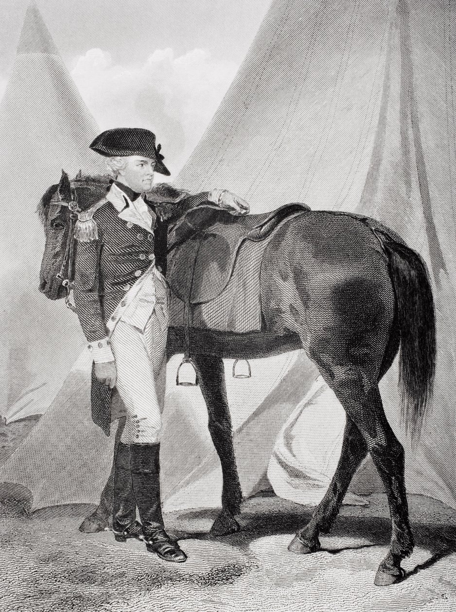 Retrato de Anthony Wayne (1745-96) de Alonzo Chappel