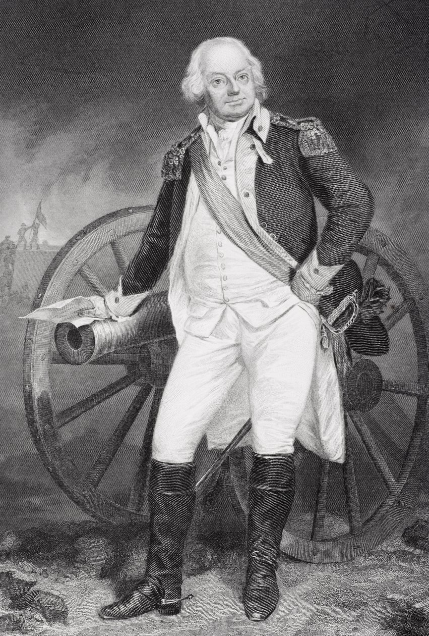 Retrato de Benjamin Lincoln (1733-1810) de Alonzo Chappel