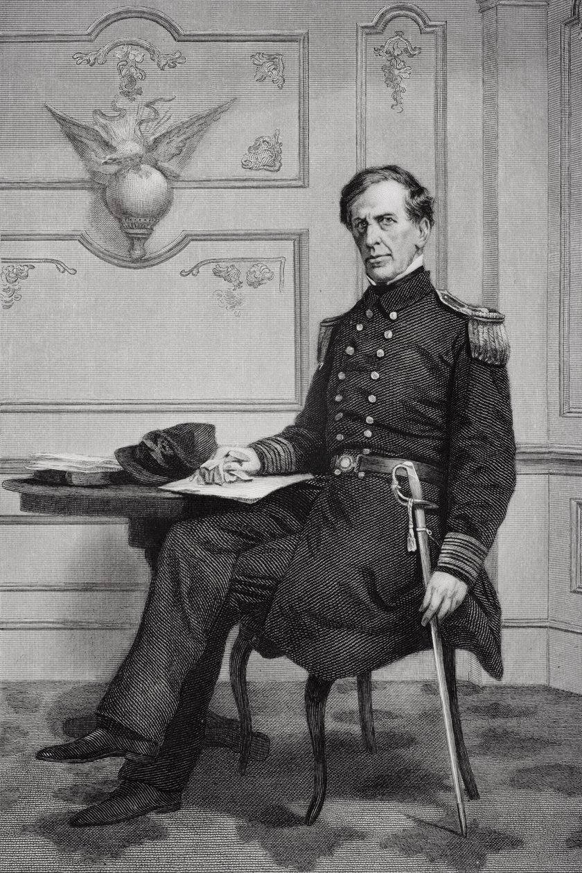 Retrato de Charles Wilkes (1798-1877) de Alonzo Chappel