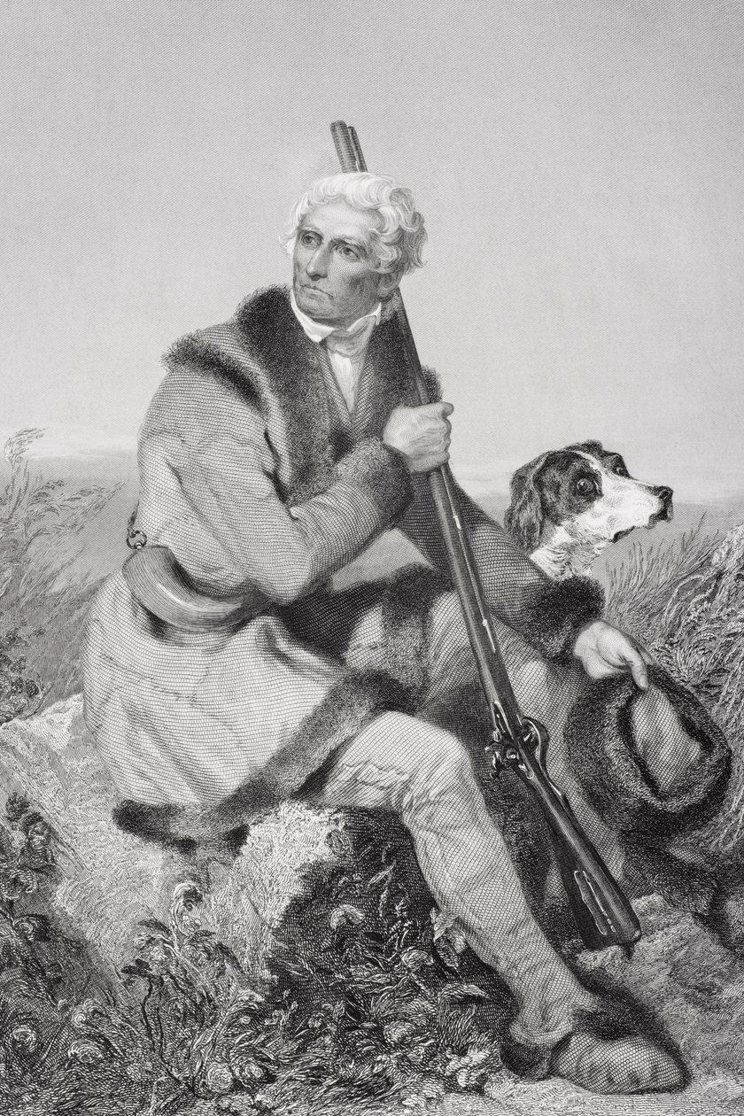 Retrato de Daniel Boone (1734-1820) de Alonzo Chappel