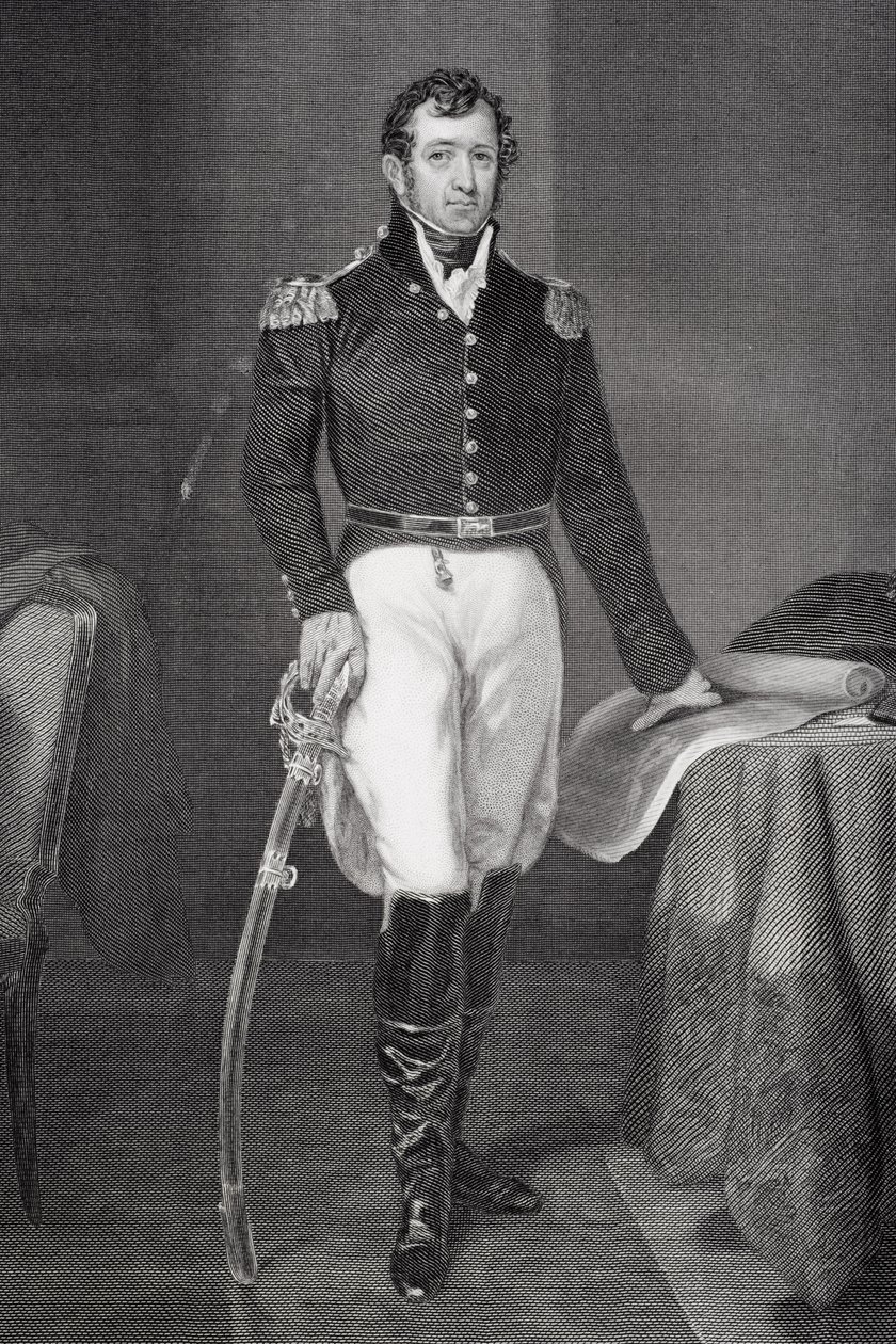 Retrato de Jacob Brown (1775-1828) de Alonzo Chappel