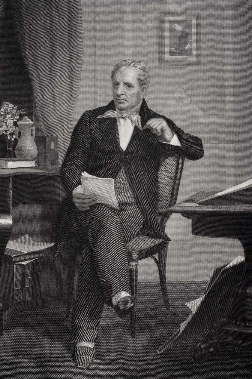 Retrato de James Fenimore Cooper (1759-1851) de Alonzo Chappel