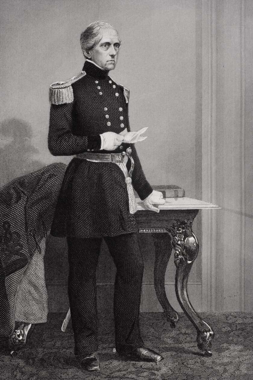 Retrato de John Ellis Wool (1784-1869) de Alonzo Chappel