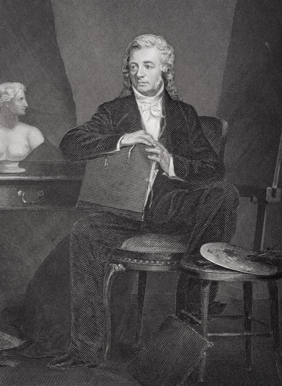 Retrato de Washington Allston (1779-1843) de Alonzo Chappel