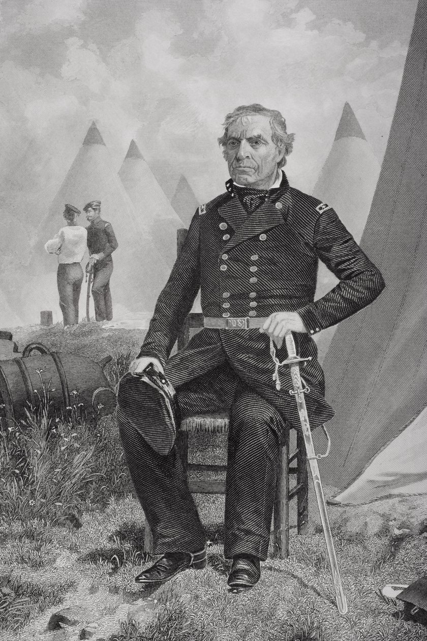 Retrato de Zachary Taylor de Alonzo Chappel