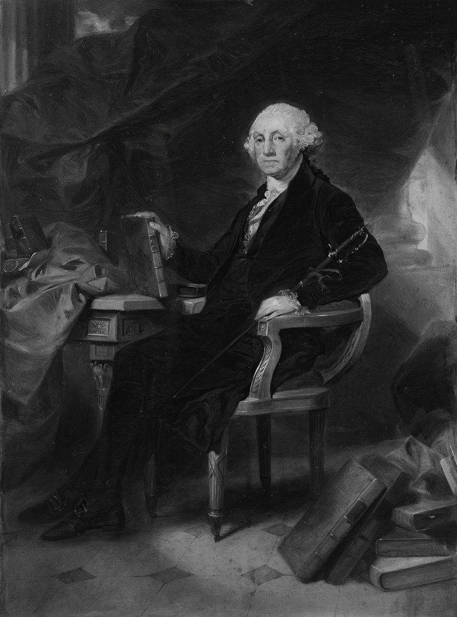 George Washington: Design para uma gravura, ca. 1860 de Alonzo Chappel