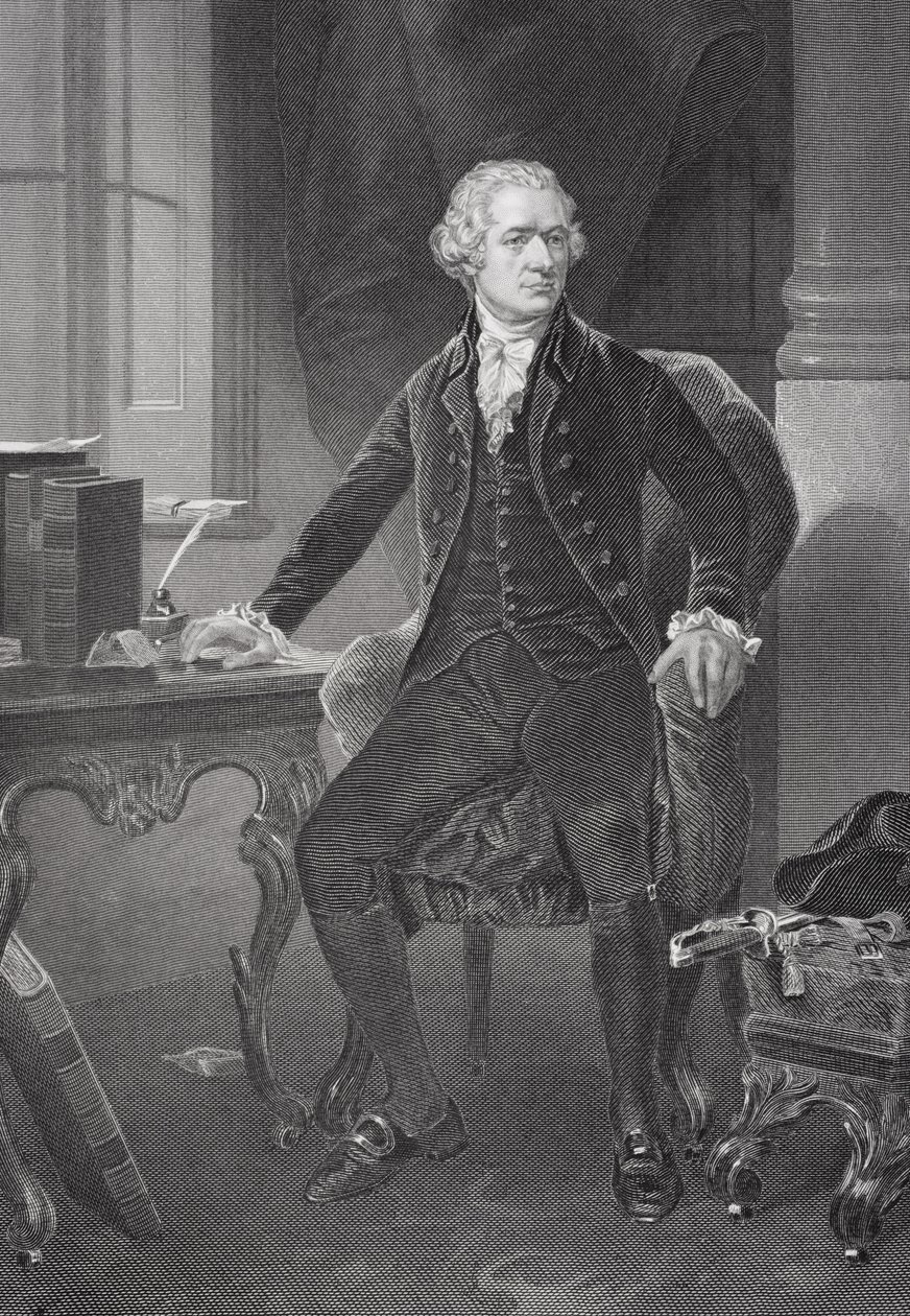 Retrato de Alexander Hamilton (175557-1804) de Alonzo Chappel