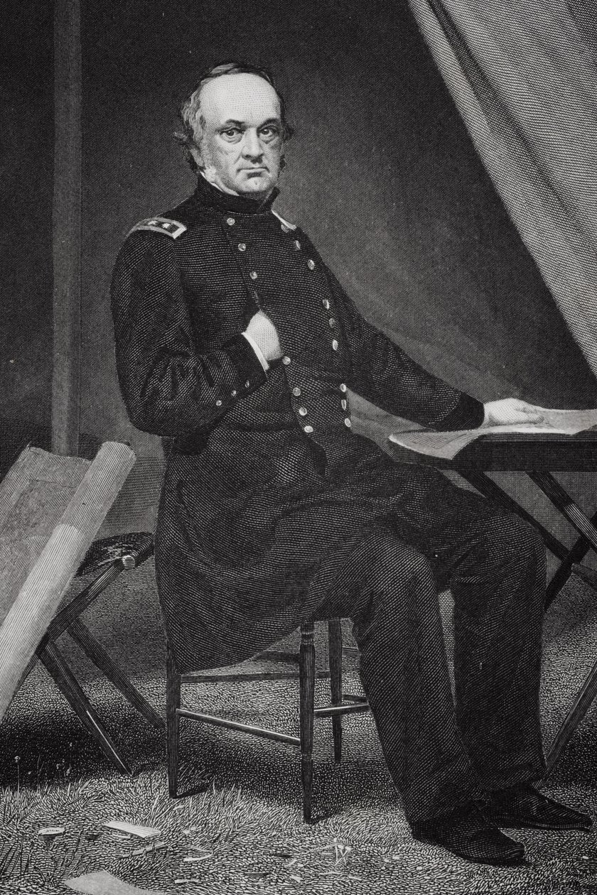Retrato de Henry Wager Halleck (1815-1872) de Alonzo Chappel