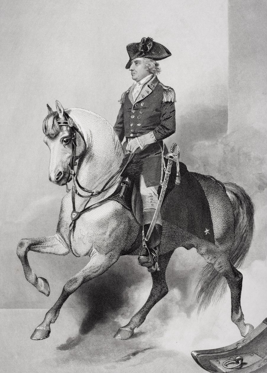 Retrato dos portões de Horatio (1728-1806) (lito) de Alonzo Chappel