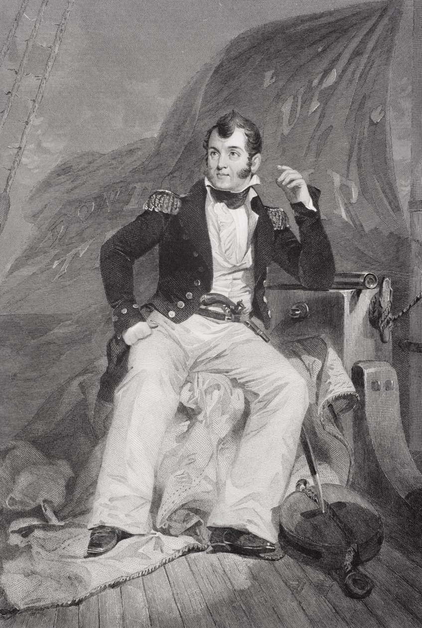 Retrato de Oliver Hazard Perry (1785-1819) de Alonzo Chappel