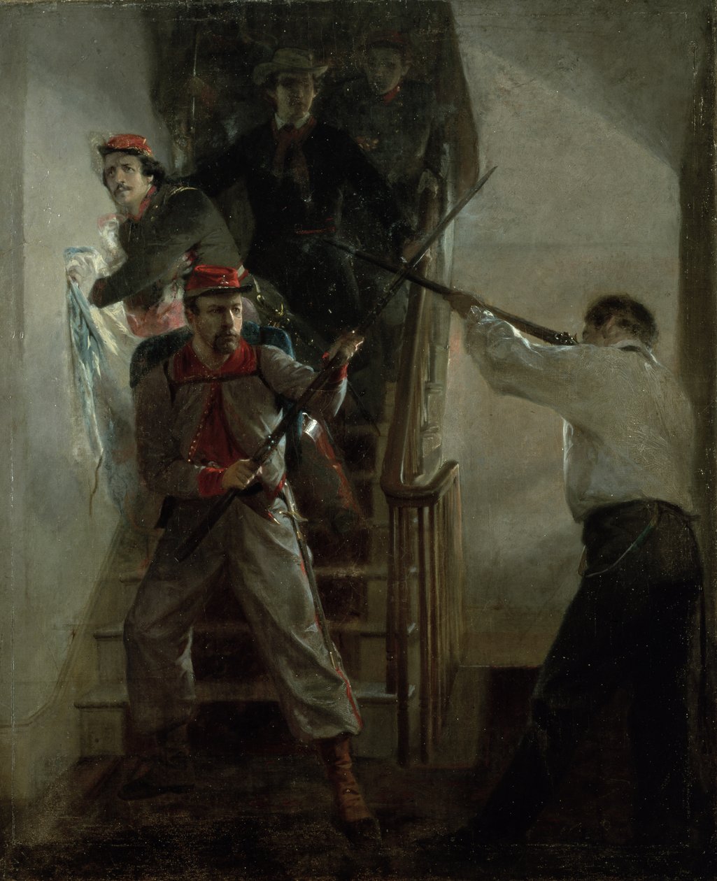 A morte de EE Ellsworth de Alonzo Chappel