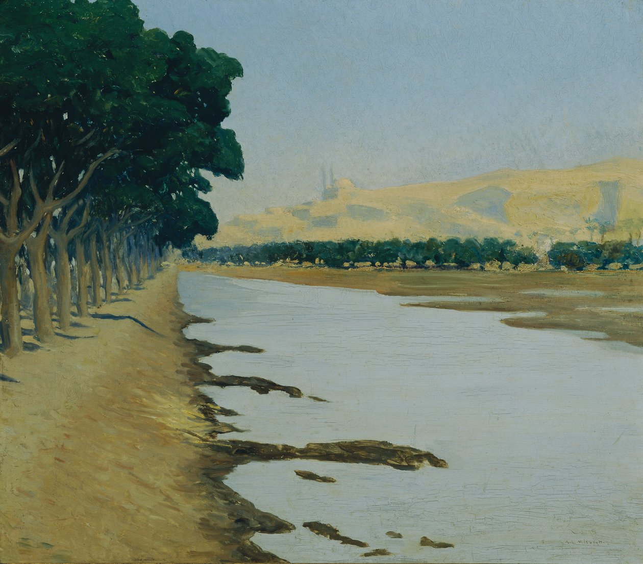 Vista da Cidadela do Cairo de Alphons Leopold Mielich