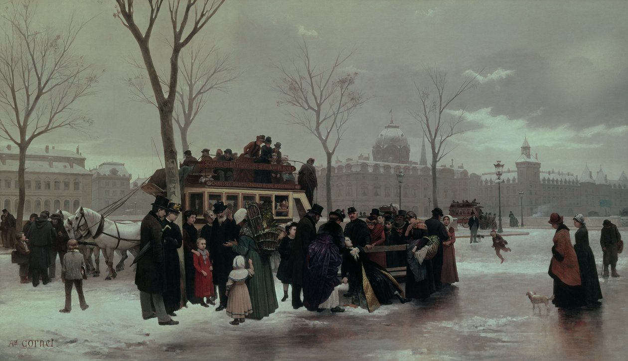 Acidente de ônibus em Paris de Alphonse Cornet
